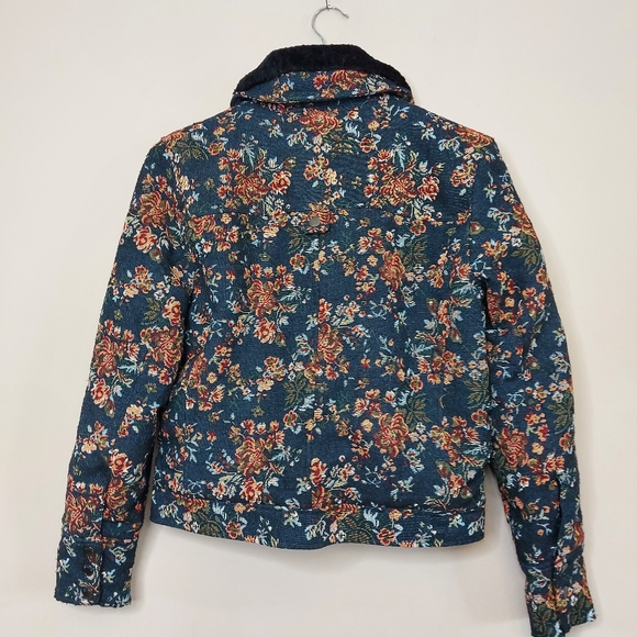 Urban Outfitters BlancNYC tapestry quilted flight bomber jacket - Picture 12 of 15
